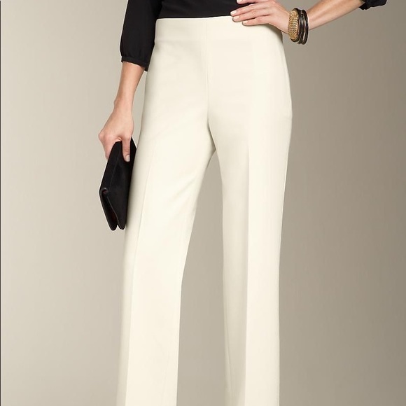 talbots side zip pants